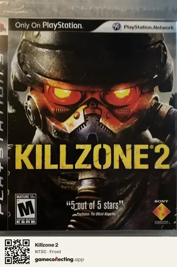 Killzone 2 PlayStation 3, NTSC box front