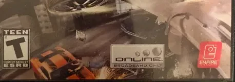 Flatout 2, the ESRB box on its front