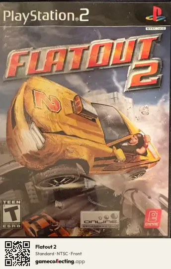 Flatout 2 PlayStation 2, NTSC box front