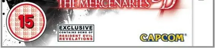 Resident Evil: The Mercenaries 3D, the BBFC circle on its front