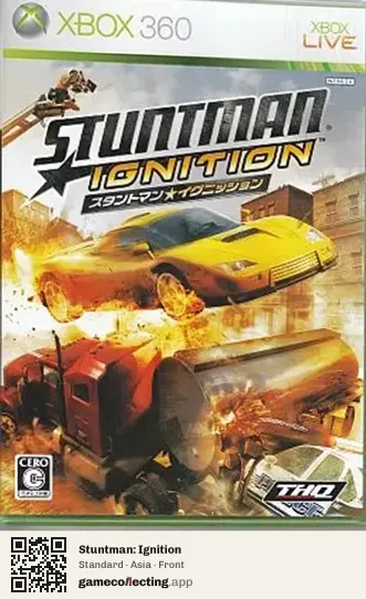 Stuntman: Ignition Xbox 360, Asia box front