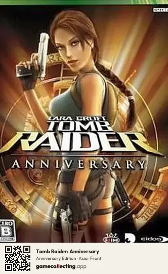 Tomb Raider: Anniversary Xbox 360, Asia box front