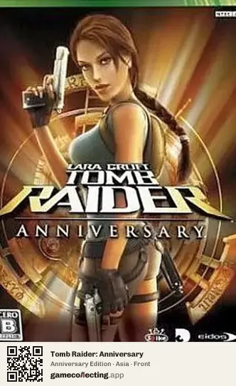Tomb Raider: Anniversary Xbox 360, Asia box front