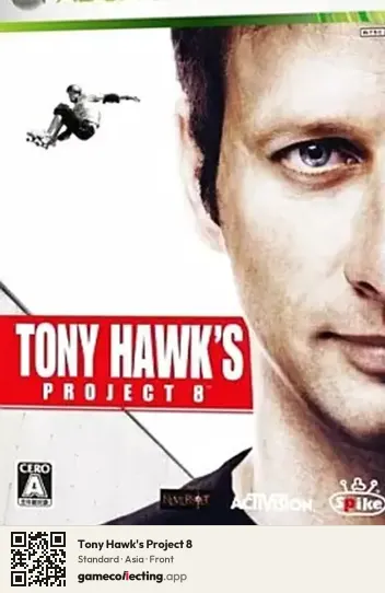 Tony Hawk's Project 8 Xbox 360, Asia box front