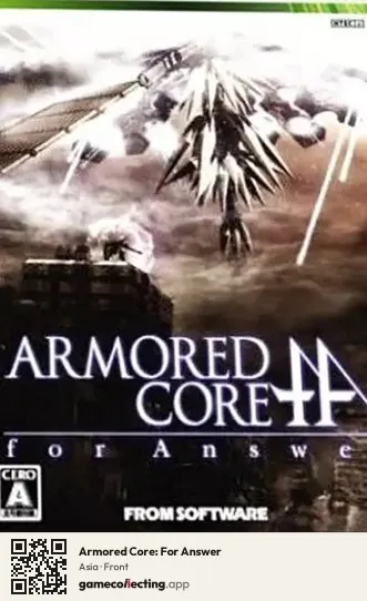 Armored Core: For Answer Xbox 360, Asia box front