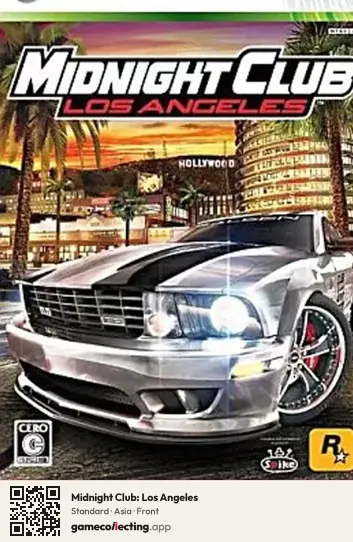 Midnight Club: Los Angeles Xbox 360, Asia box front