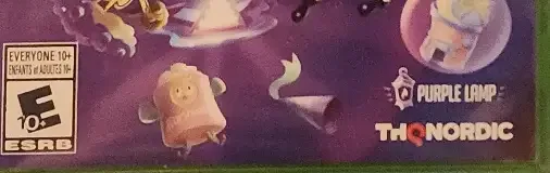 SpongeBob SquarePants: The Cosmic Shake, the ESRB box on its front