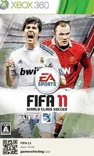 FIFA 11 Xbox 360, Asia box front
