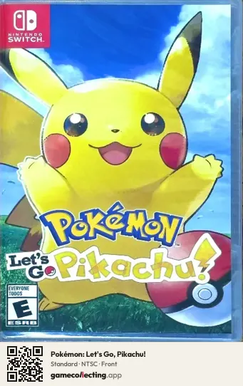Pokémon: Let's Go, Pikachu! Nintendo Switch, NTSC box front