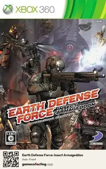 Earth Defense Force: Insect Armageddon Xbox 360, Asia box front