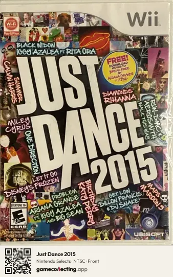 Just Dance 2015 Nintendo Wii, NTSC box front