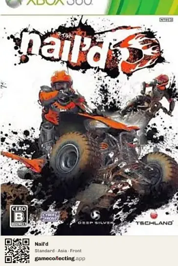 Nail'd Xbox 360, Asia box front