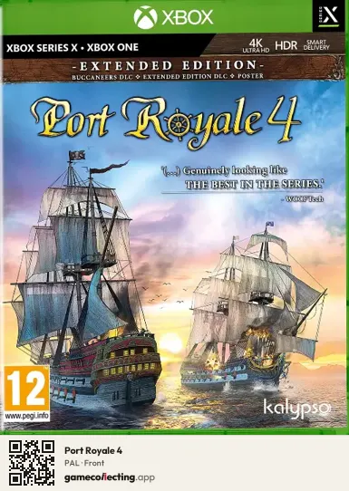 Port Royale 4 Xbox Series X, PAL box front