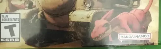 Sand Land, the ESRB box on its front