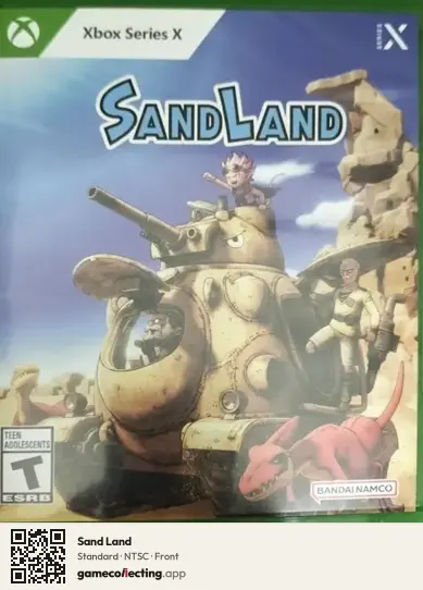 Sand Land Xbox Series X, NTSC box front