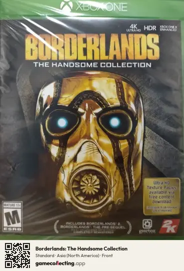 Borderlands: The Handsome Collection Xbox One, North America box front