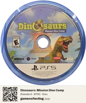 Dinosaurs: Mission Dino Camp PlayStation 5, NTSC disc