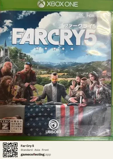 Far Cry 5 Xbox One, Asia box front