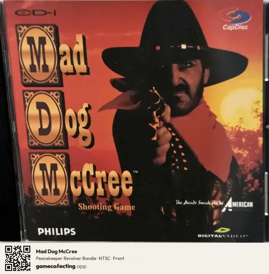 Mad Dog McCree Philips CD-i, NTSC box front