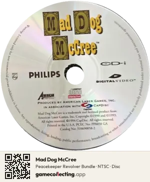 Mad Dog McCree Philips CD-i, NTSC disc