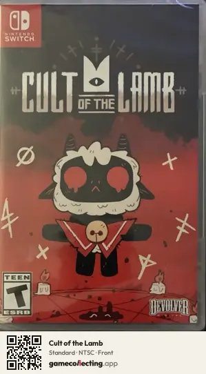 Cult of the Lamb Nintendo Switch, NTSC box front