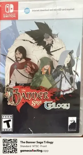The Banner Saga Trilogy Nintendo Switch, NTSC box front