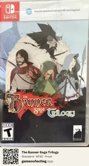 The Banner Saga Trilogy Nintendo Switch, NTSC box front