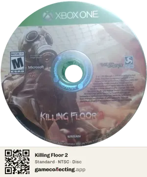 Killing Floor 2 Xbox One, NTSC disc