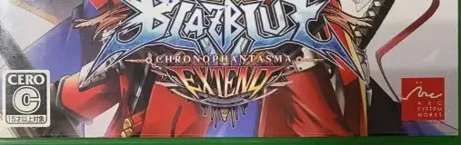 BlazBlue: Chrono Phantasma Extend, the CERO letter on its front