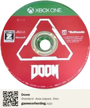 Doom Xbox One, Asia disc