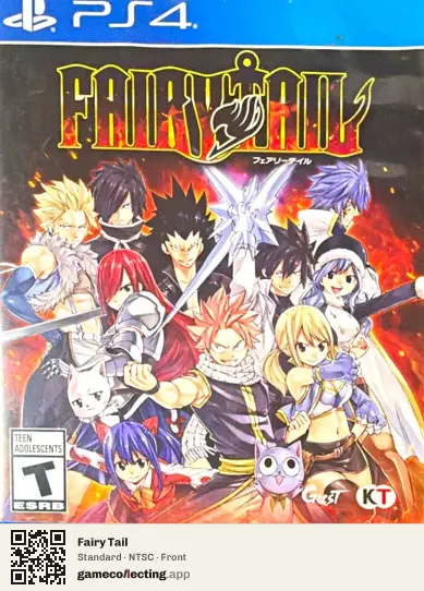 Fairy Tail PlayStation 4, NTSC box front