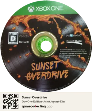 Sunset Overdrive Xbox One, Asia disc