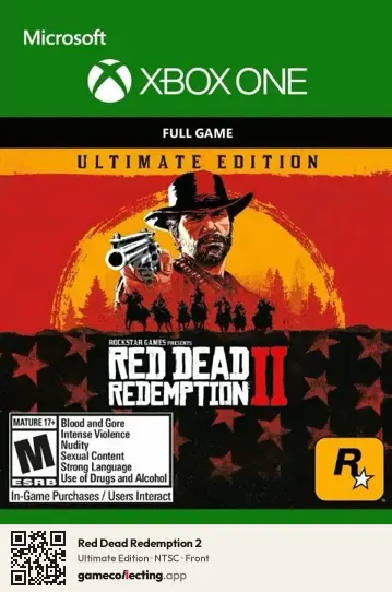 Red Dead Redemption 2 Xbox One, NTSC box front