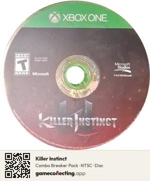 Killer Instinct Xbox One, NTSC disc