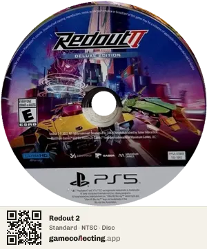 Redout 2 PlayStation 5, NTSC disc
