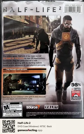 Half-Life 2 Computer, NTSC box back