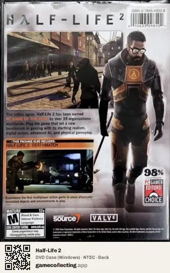 Half-Life 2 Computer, NTSC box back