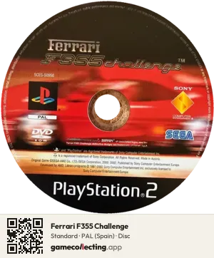 Ferrari F355 Challenge PlayStation 2, PAL disc