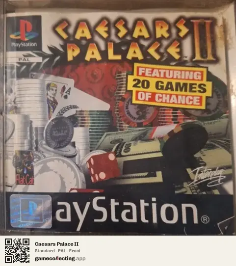Caesars Palace II PlayStation, PAL box front