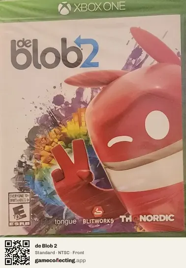 de Blob 2 Xbox One, NTSC box front