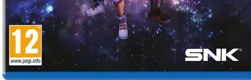 The King of Fighters XV, the PEGI square on its front
