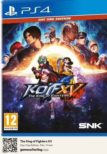 The King of Fighters XV PlayStation 4, PAL box front