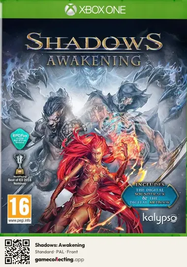Shadows: Awakening Xbox One, PAL box front