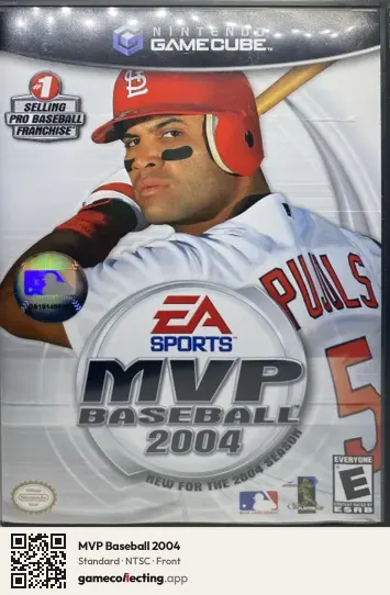 MVP Baseball 2004 Nintendo GameCube, NTSC box front