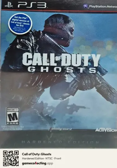 Call of Duty: Ghosts PlayStation 3, NTSC box front