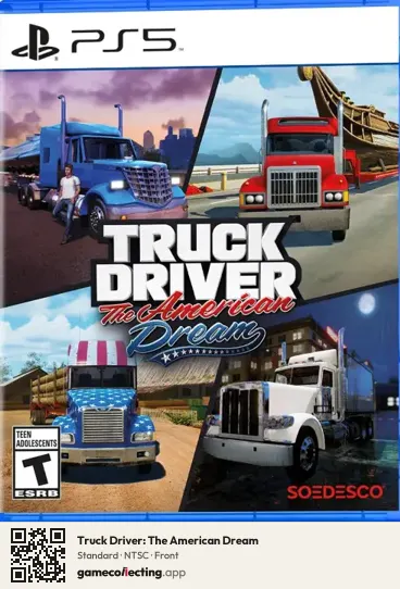Truck Driver: The American Dream PlayStation 5, NTSC box front