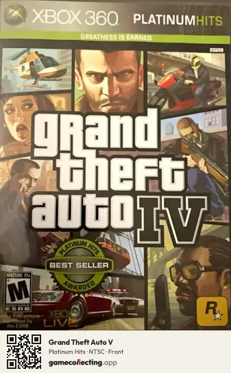 Grand Theft Auto V Xbox 360, NTSC box front