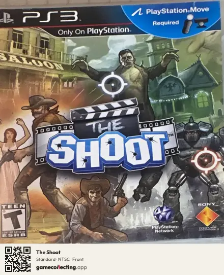 The Shoot PlayStation 3, NTSC box front