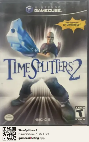TimeSplitters 2 Nintendo GameCube, NTSC box front