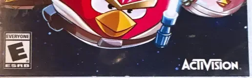 Angry Birds Star Wars, the ESRB box on its front